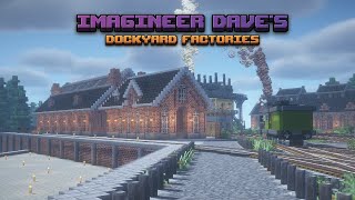Minecraft create mod - Dockyard factories - timelapse