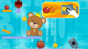 Hungry Little Bear Om Nom 🐻 Gameplay Walkthrough Part - All Levels/Chapters/Episodes (iOS, Android)