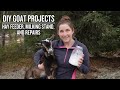 DIY Goat Projects | Hay Feeder, Milking Stand, and Pen Repairs