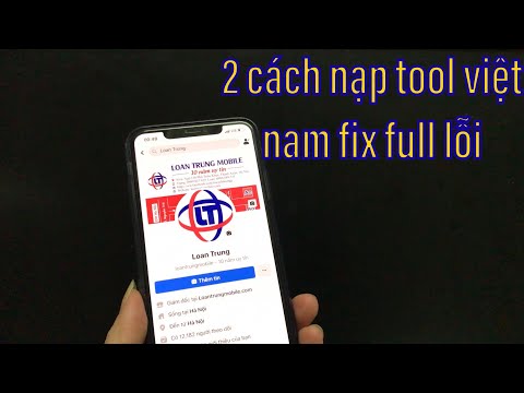 Hướng dẫn nạp tool fix full lỗi trên iphone lock