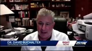 Famous Dr. David Buchalter of DMC is interviewed on Tiger Woods' recovery from surgery on WPBF 25 News Profile