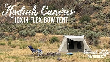 Kodiak Canvas Flex-Bow 10X14 Tent | Tutorial/Review
