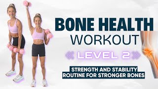 Famous Bone Health Workout Level 2 | Strength and Stability Routine for Stronger Bones Profile
