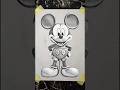 Learn to Draw Mickey Mouse Fast! 🐭🎨 #shorts #drawing