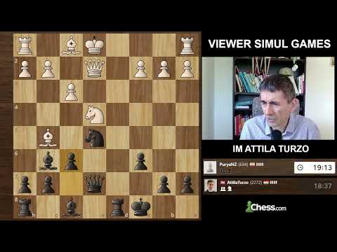 видео: Viewers play simul games with IM Attila Turzo