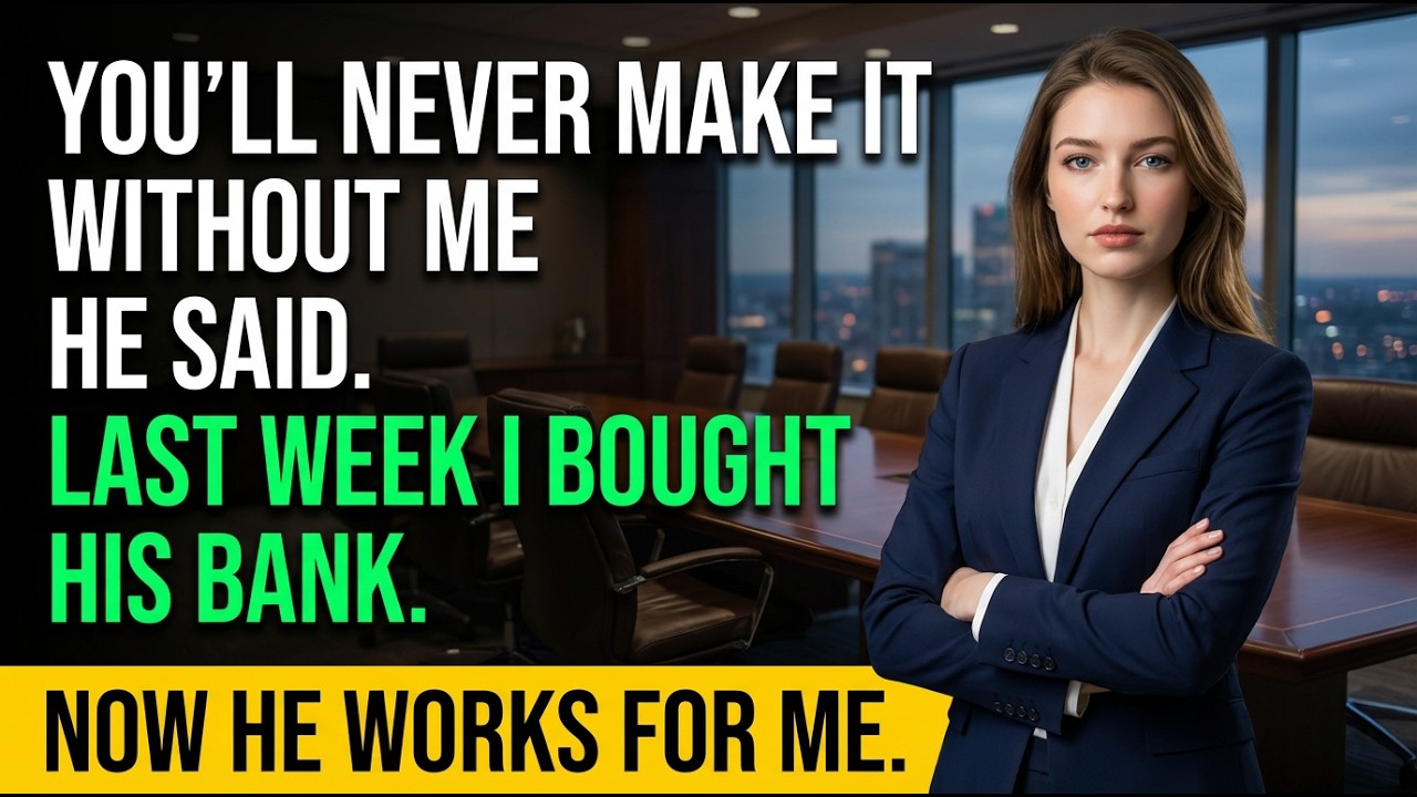 My Brother Said I’d Never Make It Without Him… Last Week I Quietly Acquired His Bank