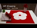 Furoshiki Gift Wrapping ~花包み How to~ ハレ包み / 松竹梅 201710