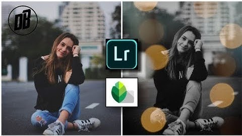 Black & white bokeh tutorial | snapseed | Lightroom