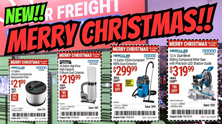 Harbor Freight Merry Christmas SUPER Coupons! (12/15–12/28)