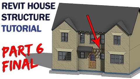 Revit Structure Tutorials for Beginners - Part 6 - Complete House