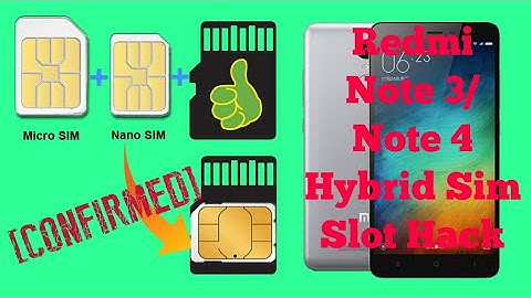 Hybrid SIM Slot Hack | Dual Sim & SD Card on Xiaomi Redmi Note 3  Simultaneously |step by step guide