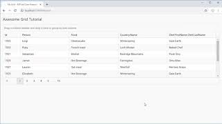 Grid Tutorial - ASP.net Core MVC Awesome screenshot 5