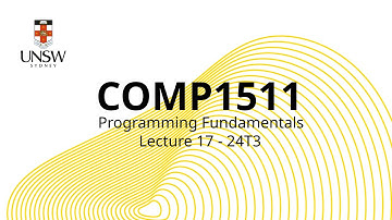 COMP1511 Week 10 Lecture 2