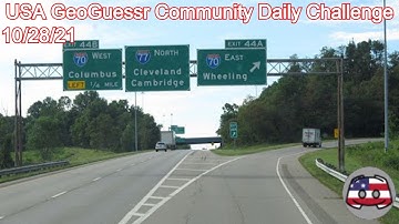 USA GeoGuessr Community Daily Challenge: October 28th, 2021