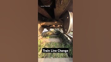 Train wheels change track. #shorts #railway #line