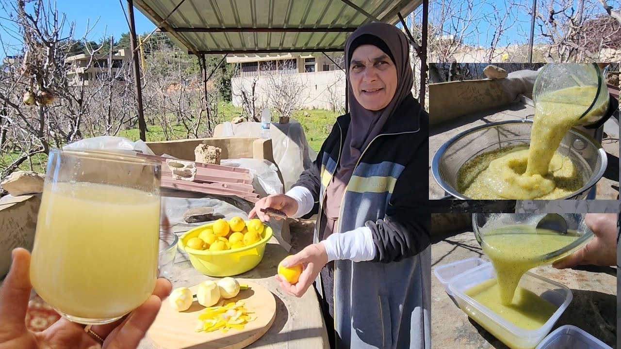 تفريز مركّز اللّيمون الإقتصادي🍋🇹🇳مشروب منعش أذهل أمي من لذاذته😍تحضيرات رمضان❤️