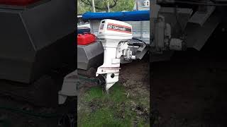 1981 Johnson J60ELCIA 60HP Motor on 1987 Ercoa Pontoon