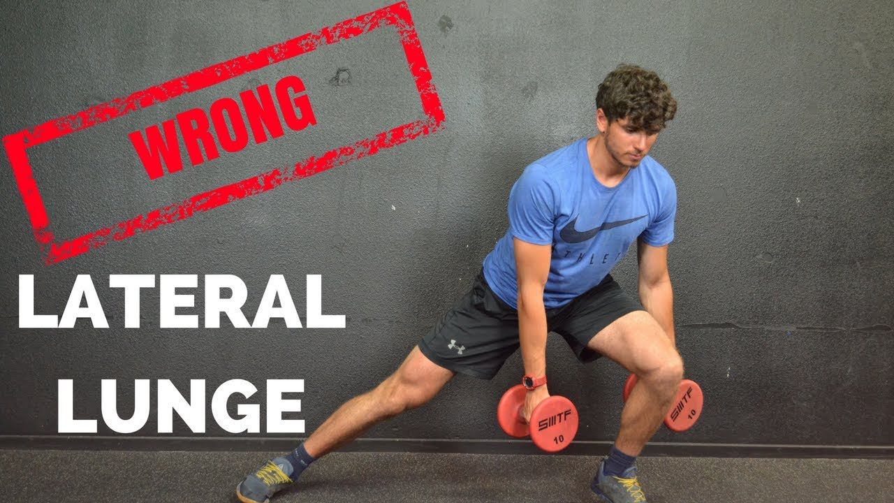 Dumbbell Side Lunges