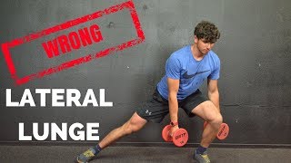 Lateral Lunges...You're Doing It WRONG
