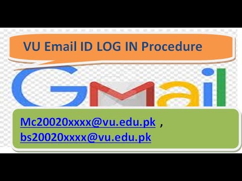 how to log In VU  Id |[email protected] |vu id login issues|VU ID login procedure| Study Point