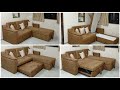 Corner sofa cumbed | L shape sofa cumbed | Latest design sofa cumbed with storage.