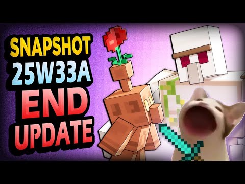 Reacción a Bobicraft ✅ Mini END UPDATE! 👉 Snapshot 25W33A Minecraft