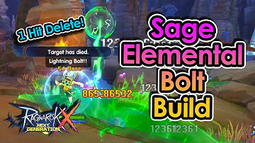 [ROX Global] Sage One-Hit KO Elemental Bolt Build! From Soul Strike to Elemental Bolt Power!