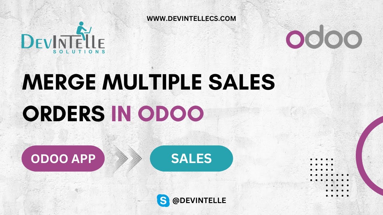 How To Merge Multiple Sales Orders In Odoo