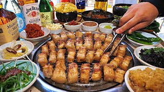 Monthly sales $1,000,000(USD)! Premium pork belly and side dishes , Samgyeopsal / Korean street food by 찐푸드 JJin Food 52,015 views 1 month ago 13 minutes, 49 seconds