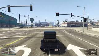 Racing in classic cars with my friend in GTA V