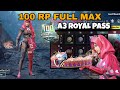 😱A3 ROYAL PASS 100 RP  MAXED GOT 4 MYTHICS FREE MATERIALS AND GUN
