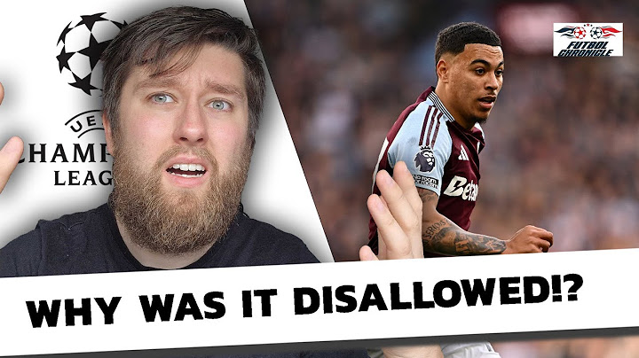 Why Aston Villa's Goal v Juventus was Controversially Disallowed [Football Analysis]