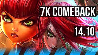 ANNIE vs KATARINA (MID) | 7k comeback | BR Diamond | 14.10