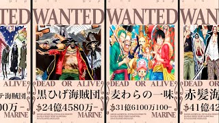 最も懸賞金の高い海賊団【ワンピース】