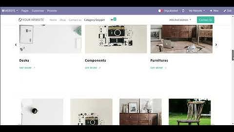 Category Snippet Odoo, Category Blocks Odoo