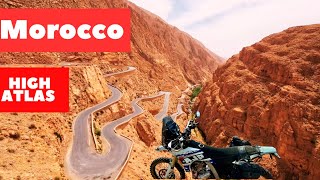 Morocco on a motorcycle AJP PR 7. Todra. Dades. Cathedrale  #ajp #marocco #Todra  #Dades #cathedral