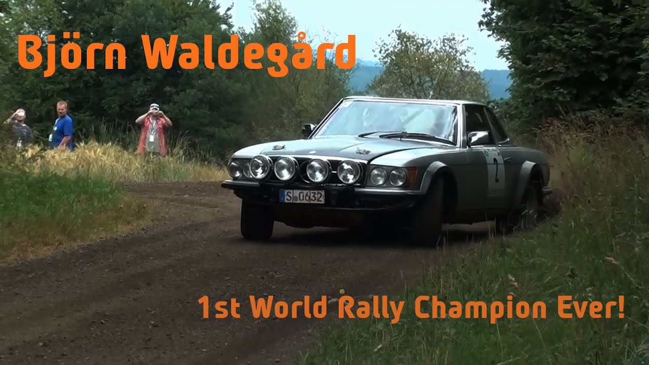 Photo Dédicacée De Bjorn Waldegard – Légende Du WRC, Années 90, Autographe Original