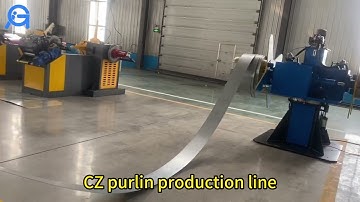 Fully automatic CZ profile purlin roll forming machine