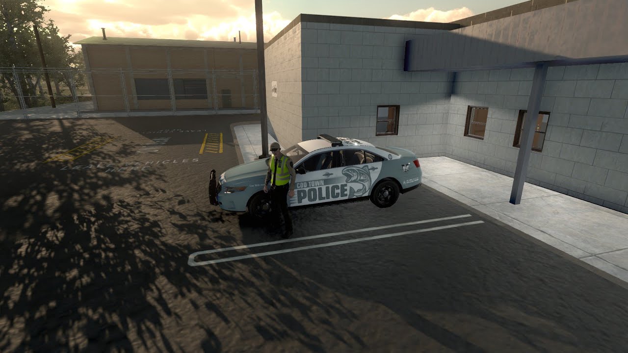 Cod Town Police Patrol Flashing Lights YouTube