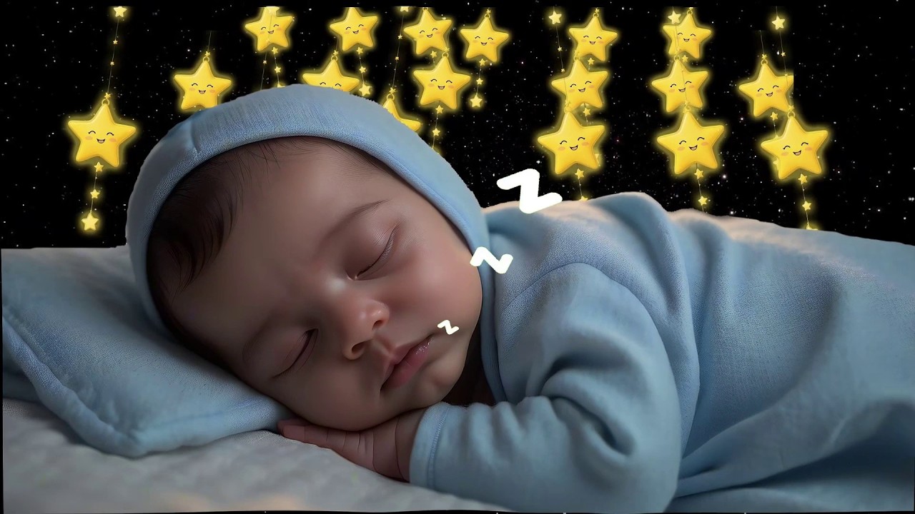 Mozart Lullaby for Babies 💤 Instantly Calms Crying  Waterfall Sleep Sounds