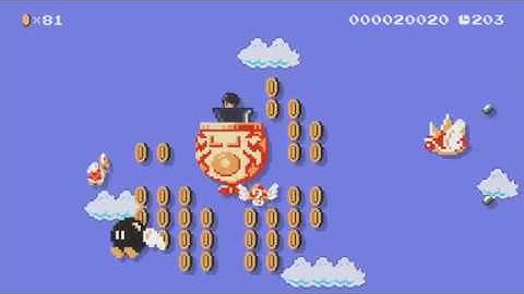 【有野課長の冒険】ファイアクッパクラウンでシューティング by CWU-01P - Super Mario Maker - No Commentary 1br