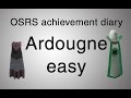 Osrs ardougne easy diary guide