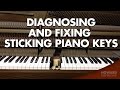 Piano Tuning & Repair - Diagnosing the Sticking Piano Key