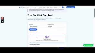 Backlink Gap Tool: Find Backlinks Your Competitors Have