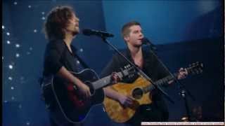 Video thumbnail of "Jason Mraz et Jean-Marc Couture - I Won't Give Up - Star Académie 2012"