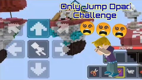 Only Jump D-pad challenge😵😵(BlockmanGo Bedwars)