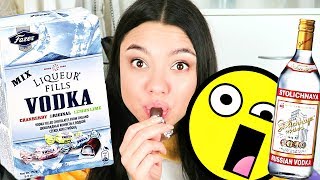 картинка: КОНФЕТЫ С ВОДКОЙ!! Отвратительное Желе!! - Необычные Вкусняшки