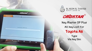 OBDSTAR X300 Key Master DP Plus All key Lost for Toyota A8 Via Key Sim