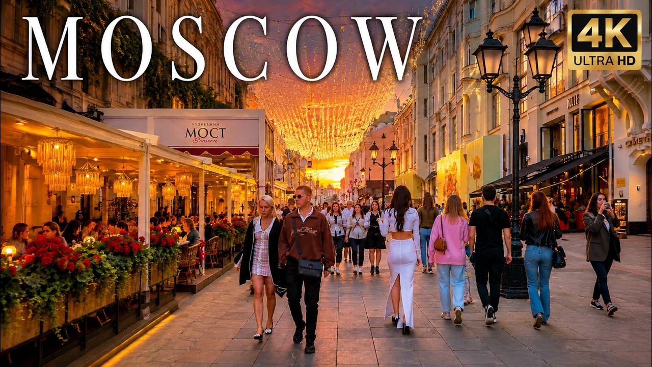 Moscow at Its Best 🇷🇺 Evening Walk in the City Center [4K] - YouTube