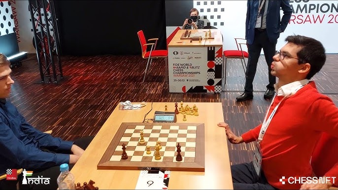 When you blunder a piece against Anish Giri